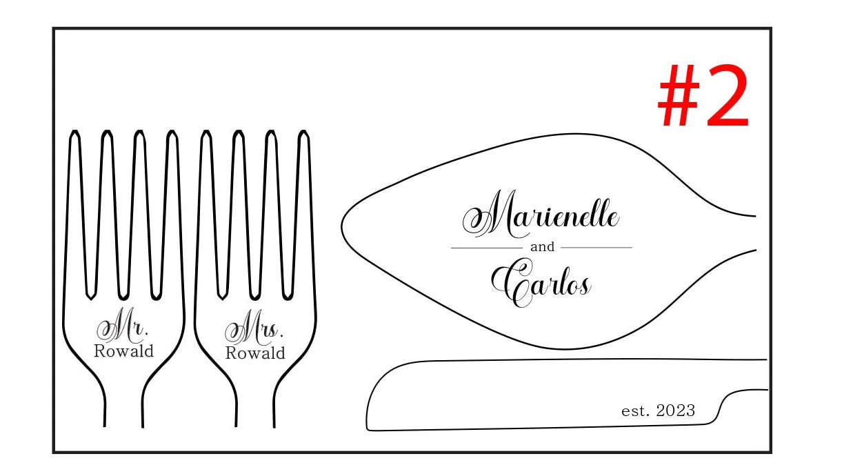 Personalized Wedding Cake Cutting Set – Custom Engraved Knife, Shovel & Fork Gift for Weddings, Anniversaries & Bridal Showers