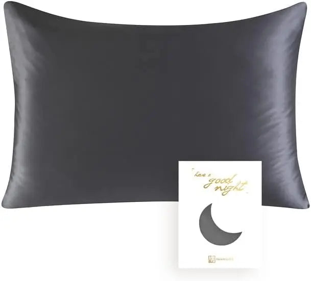 Luxury 100% Mulberry Silk Pillowcase – 19 Momme, Hidden Zipper, Both Sides Real Silk, Queen & King Sizes