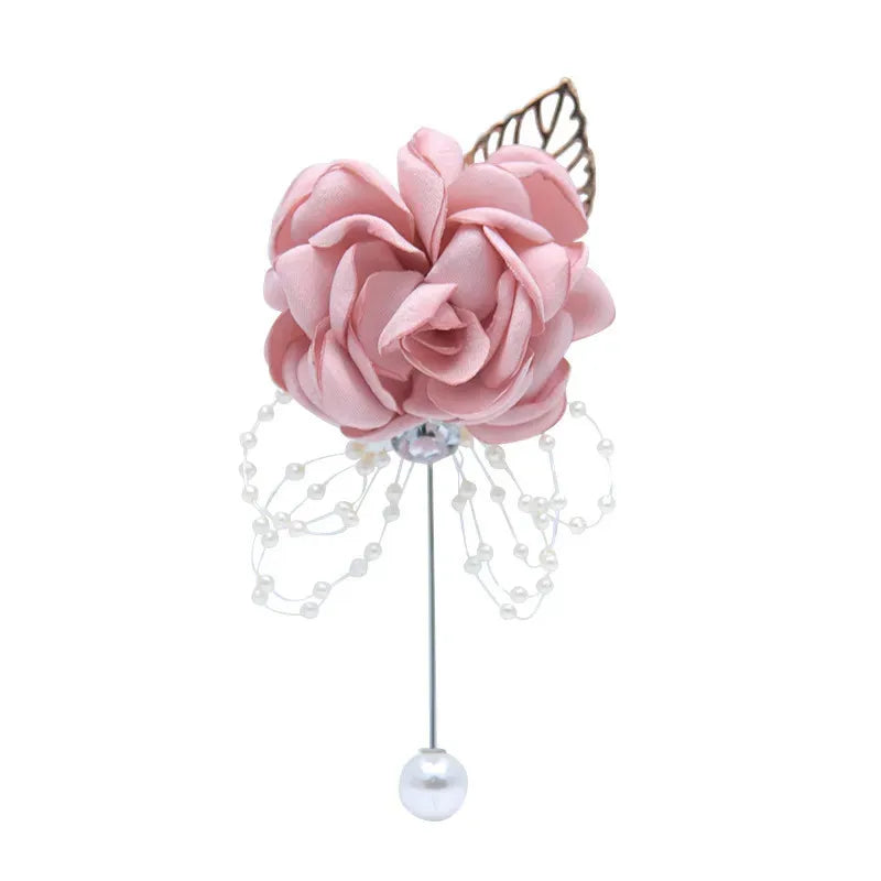 Elegant Rose Wrist Corsage & Boutonniere – Perfect for Weddings, Proms & Formal Events