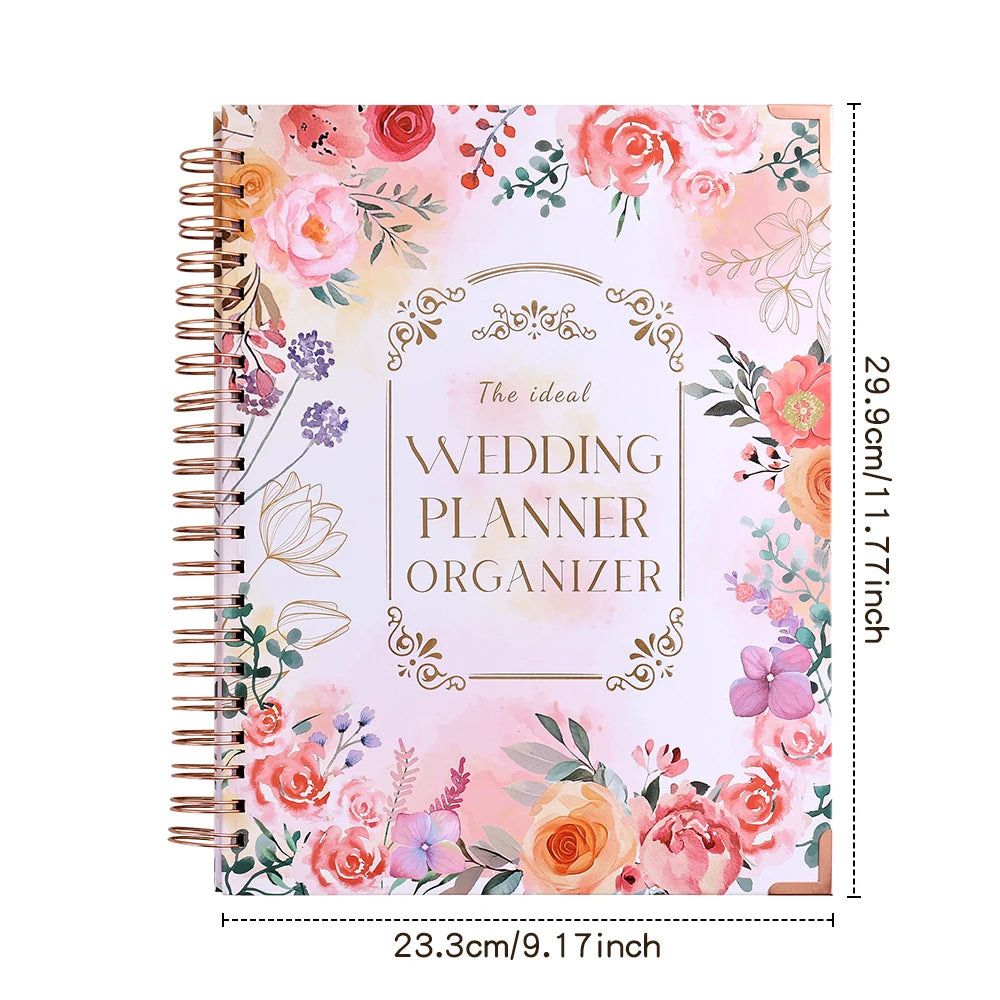 Your Perfect Day Wedding Planner – 132-Page Bride’s Organizer Journal with Budget Tips & Checklists