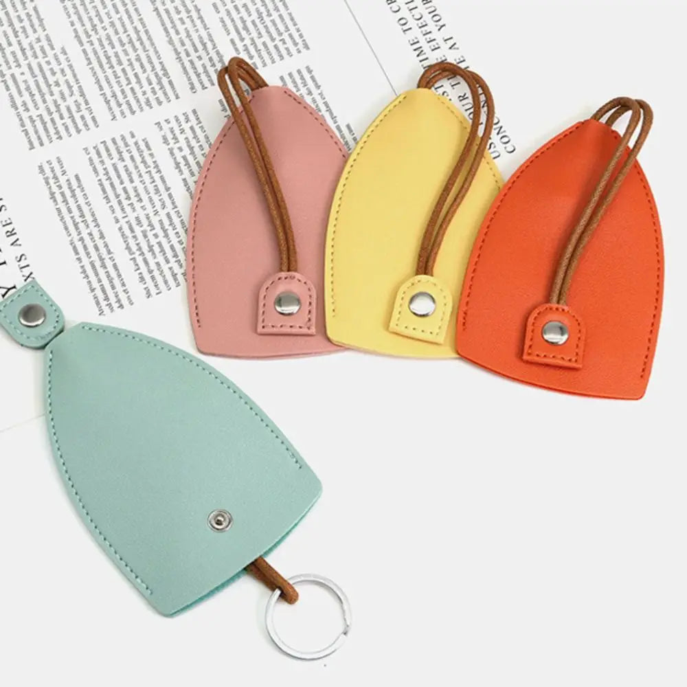 PU Leather Key Holder Pouch – Fashionable Unisex Key Wallet with Ring Cliprs Key Holder