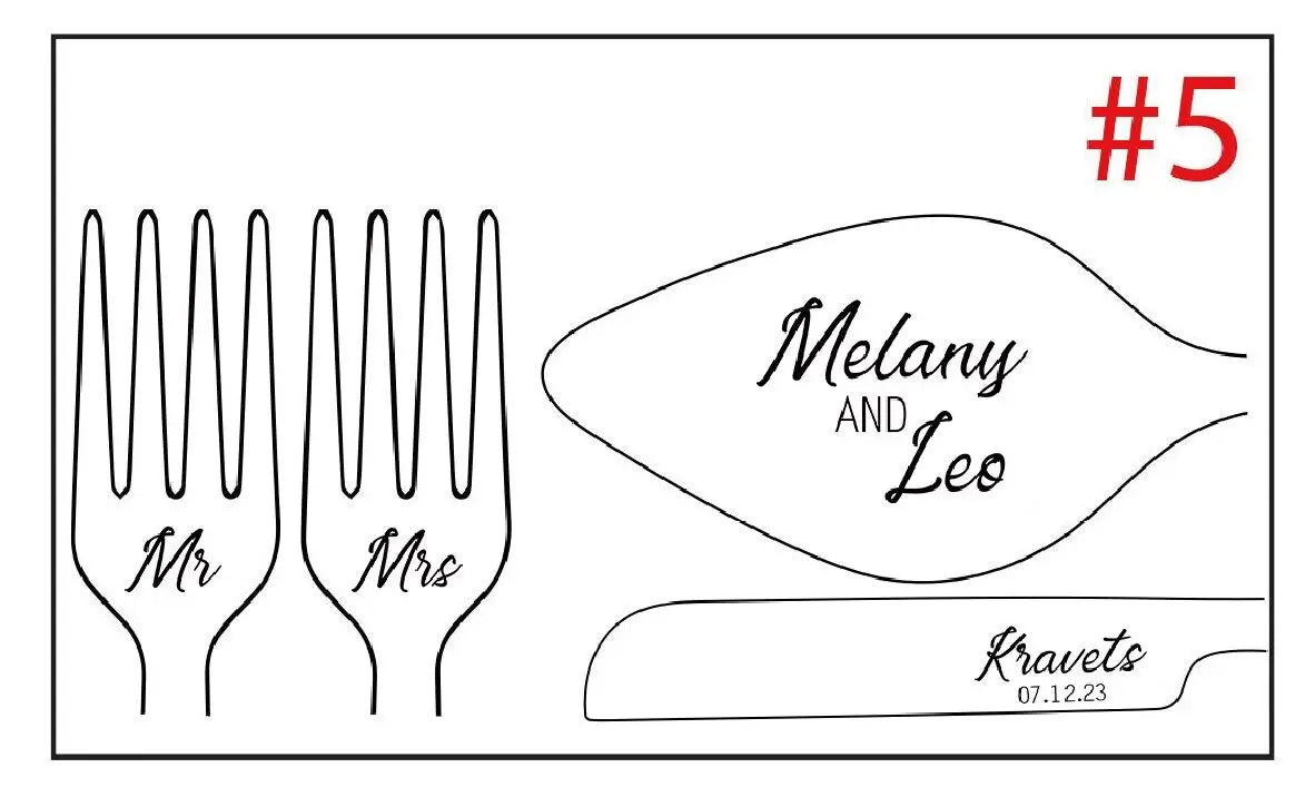 Personalized Wedding Cake Cutting Set – Custom Engraved Knife, Shovel & Fork Gift for Weddings, Anniversaries & Bridal Showers