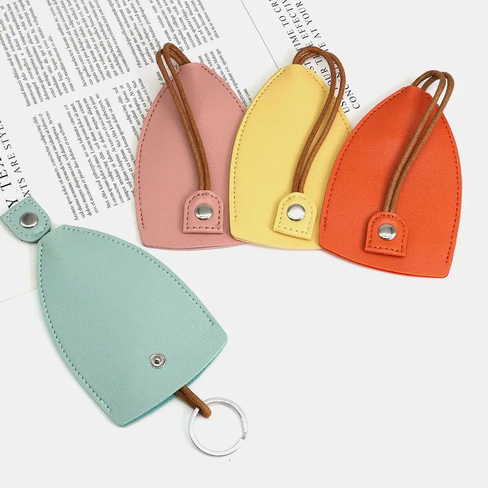PU Leather Key Holder Pouch – Fashionable Unisex Key Wallet with Ring Cliprs Key Holder
