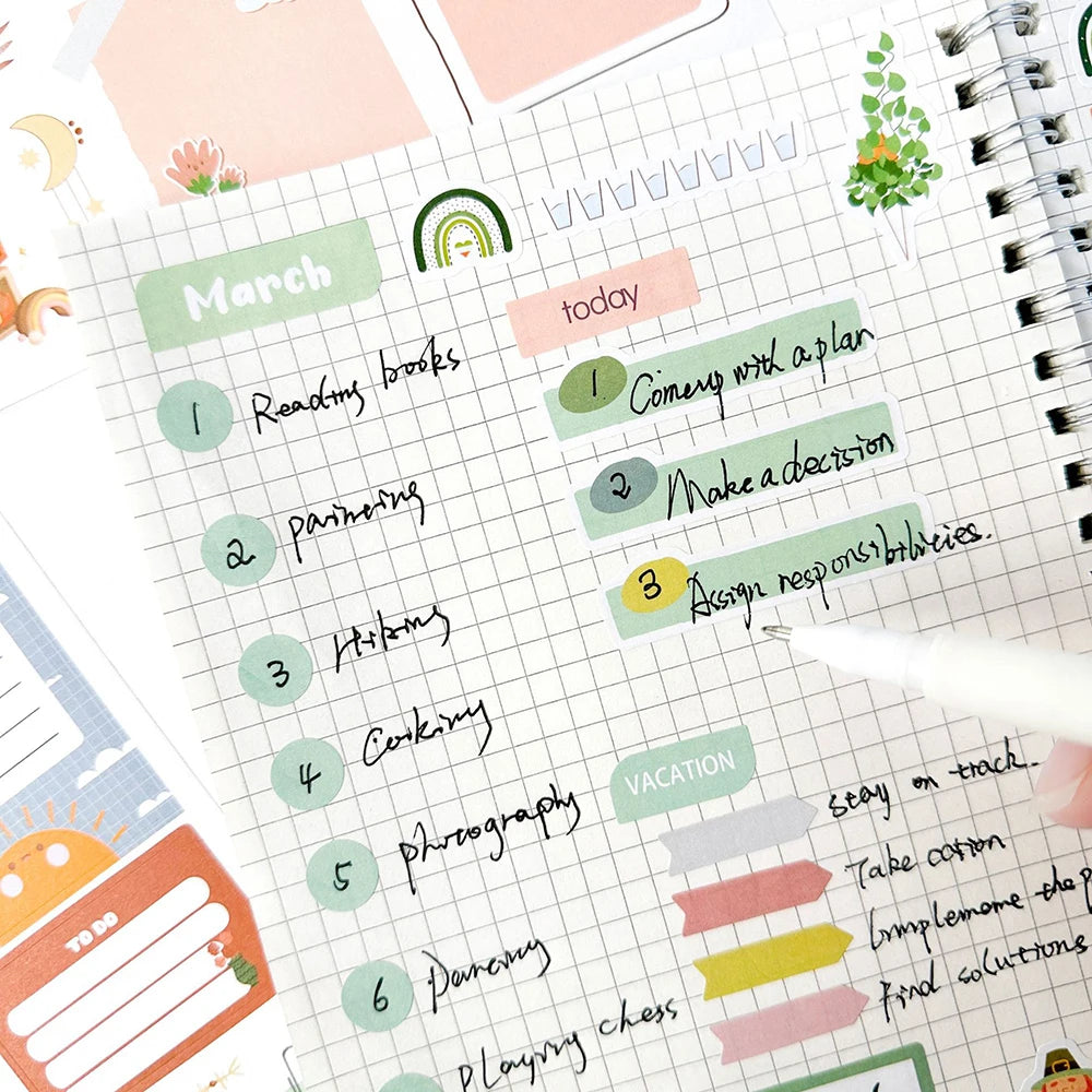 24-Sheet Planner Sticker Book – 1700+ Stickers for Daily, Weekly & Monthly Journaling