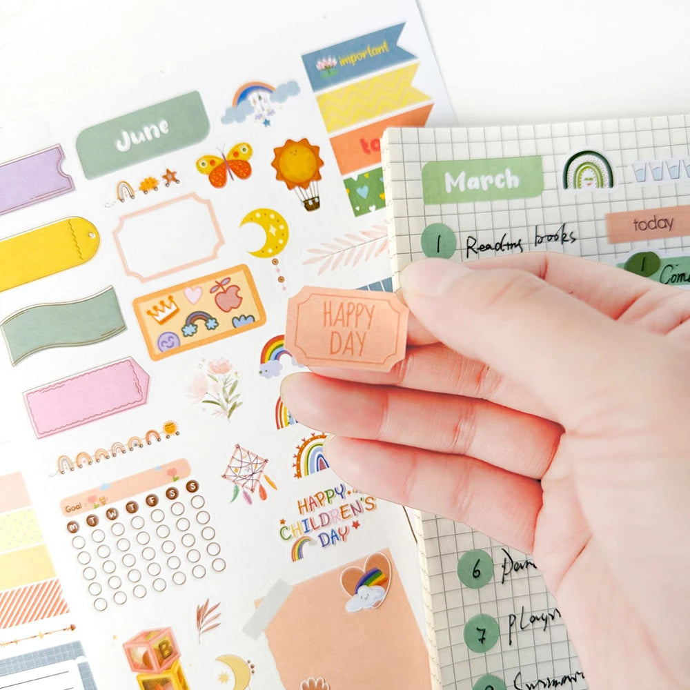 24-Sheet Planner Sticker Book – 1700+ Stickers for Daily, Weekly & Monthly Journaling