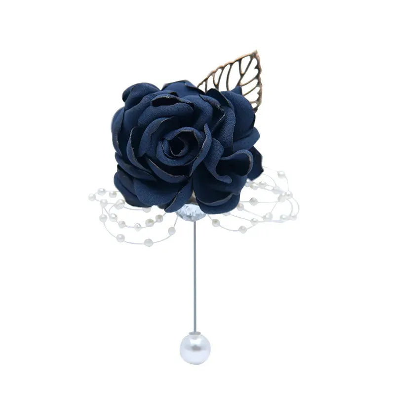 Elegant Rose Wrist Corsage & Boutonniere – Perfect for Weddings, Proms & Formal Events