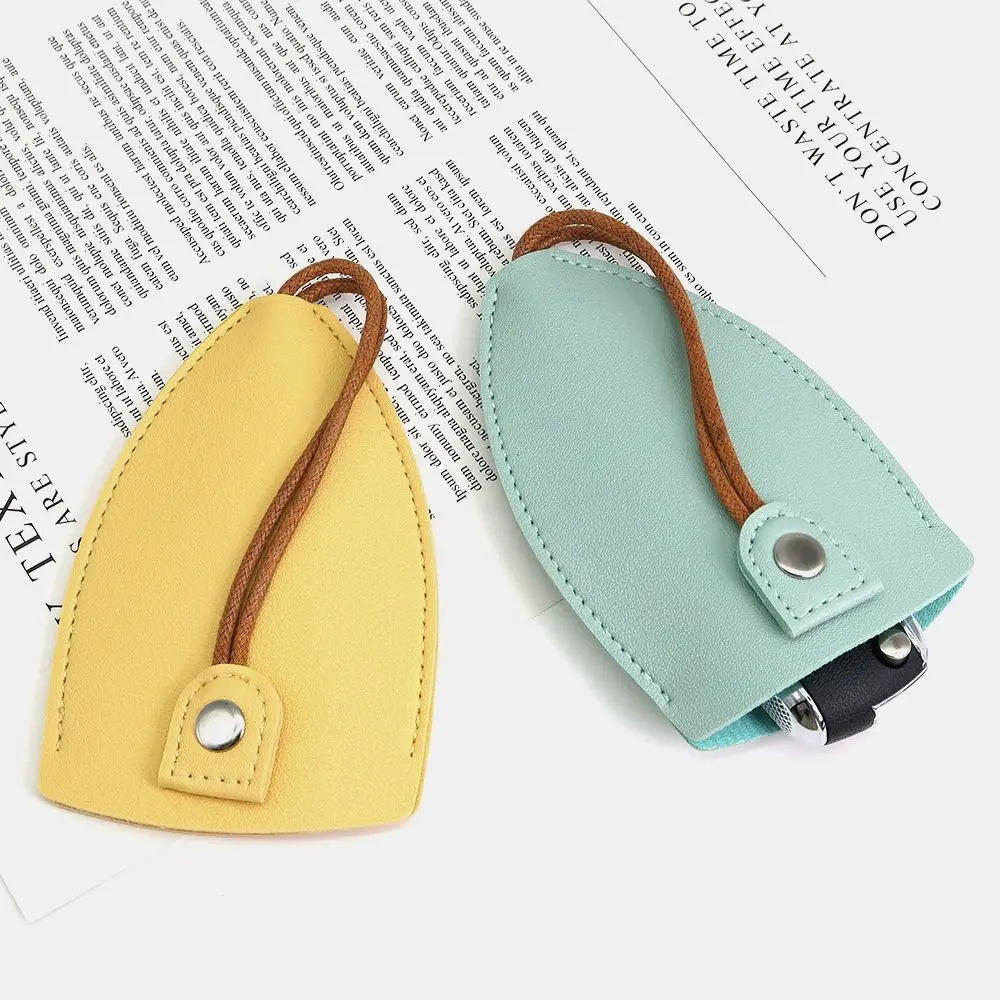 PU Leather Key Holder Pouch – Fashionable Unisex Key Wallet with Ring Cliprs Key Holder