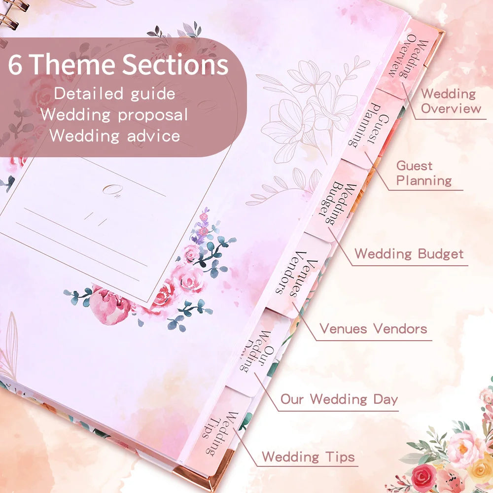 Your Perfect Day Wedding Planner – 132-Page Bride’s Organizer Journal with Budget Tips & Checklists