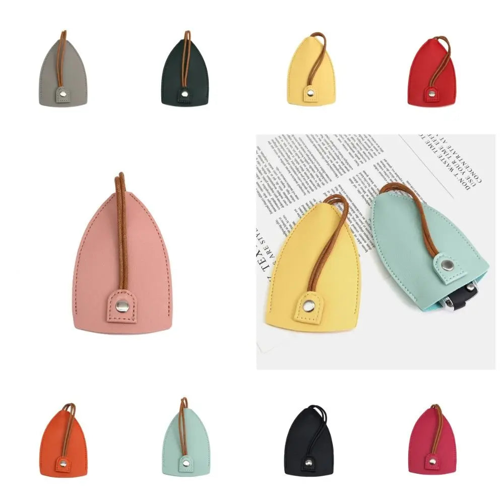PU Leather Key Holder Pouch – Fashionable Unisex Key Wallet with Ring Cliprs Key Holder