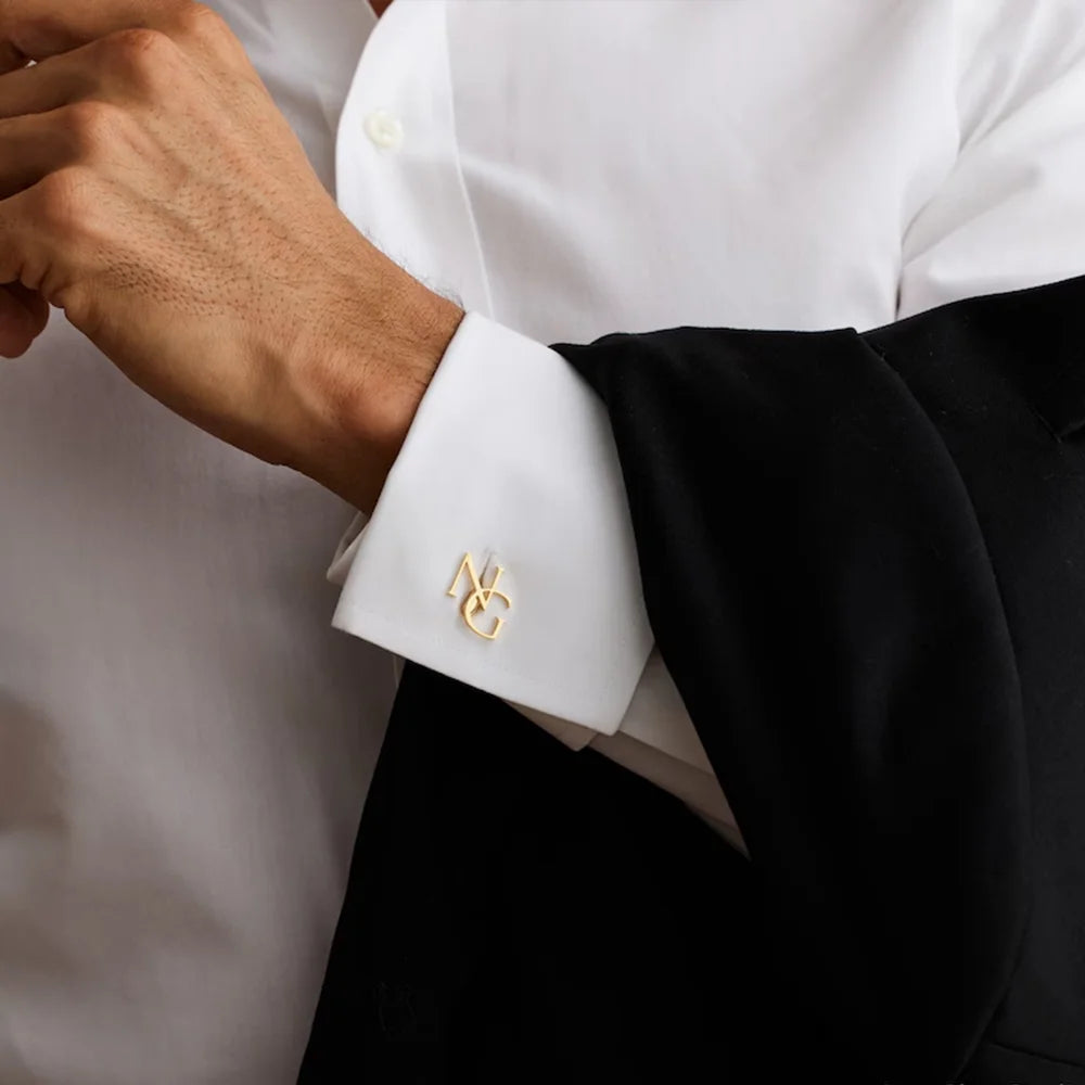 Customized Groom Wedding Cufflinks, Best Man Gift, Personalized Jewelry, Gift for Husband, Father's Day Gift