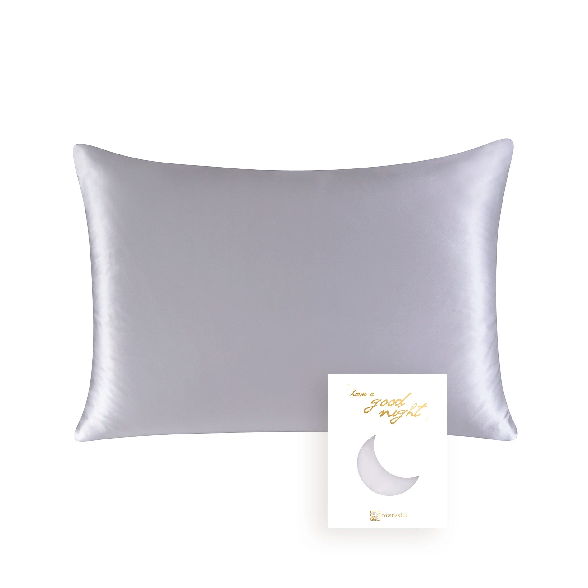 Luxury 100% Mulberry Silk Pillowcase – 19 Momme, Hidden Zipper, Both Sides Real Silk, Queen & King Sizes
