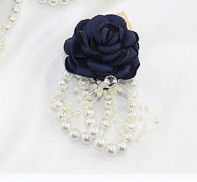 Elegant Rose Wrist Corsage & Boutonniere – Perfect for Weddings, Proms & Formal Events