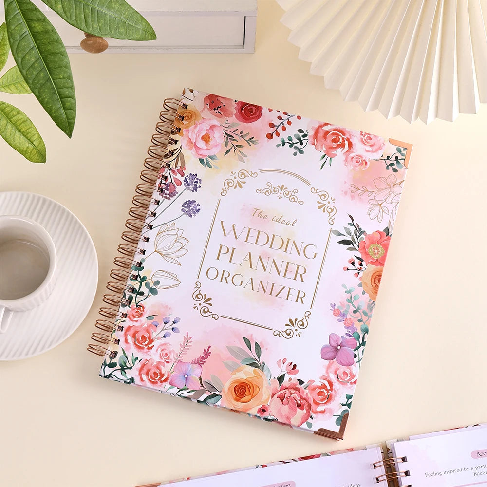 Your Perfect Day Wedding Planner – 132-Page Bride’s Organizer Journal with Budget Tips & Checklists